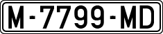 License plates of Spain, 1971 year series