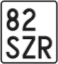 License plate of New Zealand, Motorcycles (1(2)ABC / A1BCD)
