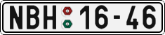 License plate of the Czech Republic, Cars (1960)