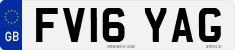 License plate of the United Kingdom, 2001 year system