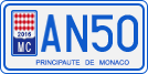 License plate of Monaco, Motorcycles