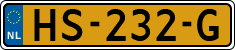 License plate of the Netherlands, Cars