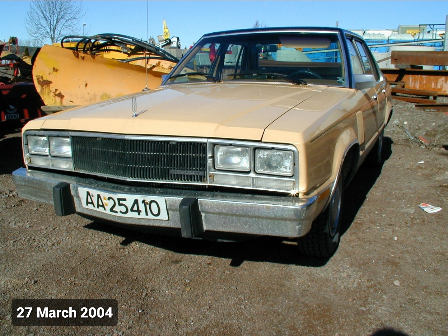 AA 25410, Mercury Zephyr 1st gen 4-door Sedan (54D), 1978–1983