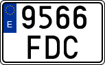 License plates of Spain, Ordinary (2000)