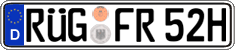 German license plate, Plates for oldtimers (type 