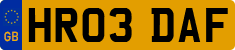 License plate of the United Kingdom, 2001 year system