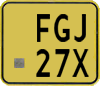 License plate of the Netherlands, Mopeds