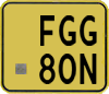 License plate of the Netherlands, Mopeds