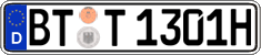 German license plate, Plates for oldtimers (type 