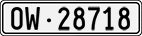 License plate of Switzerland, Cars
