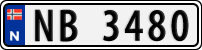 License plate of Norway, Trailers, motorcycles, special vehicles