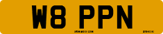 License plate of the United Kingdom, 1983 year system