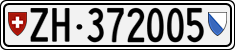 License plate of Switzerland, Cars