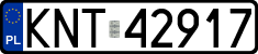 License plates of Poland, Regular car plates