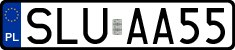 License plates of Poland, Regular car plates