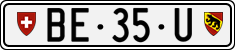 License plate of Switzerland, Dealer (with 