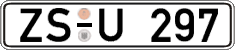 German license plate, Regular plates