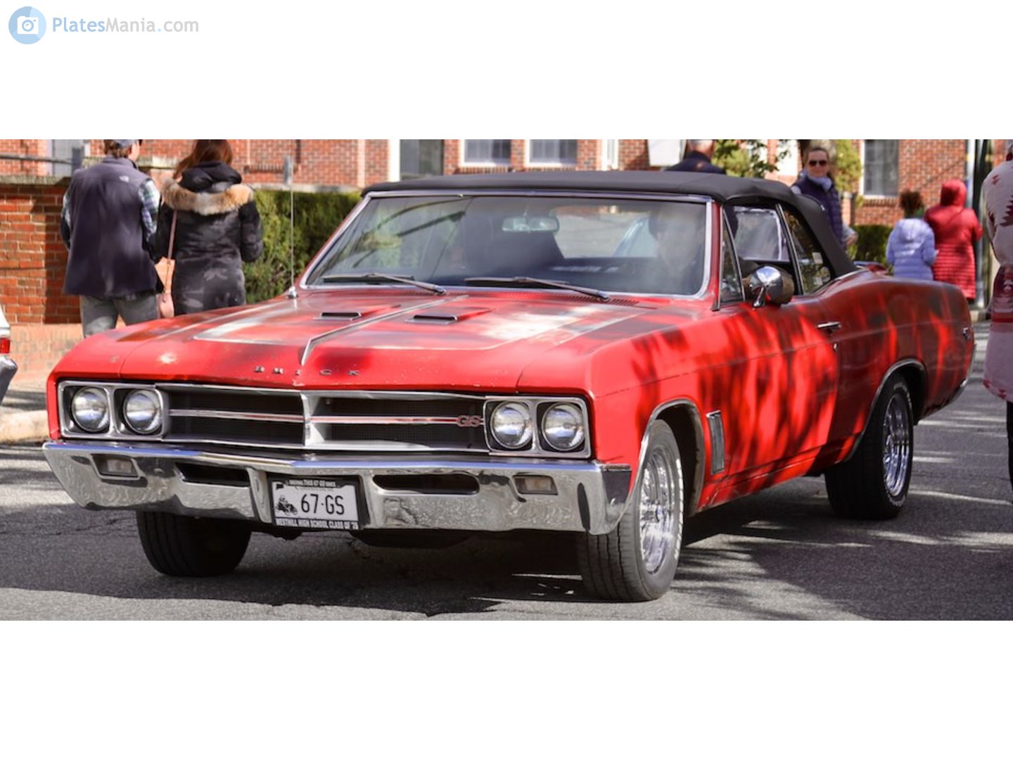 67-GS, Buick GS 1st gen 1967 400 Convertible (44667; A-body), 1966–1967