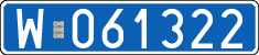 License plates of Poland, Diplomatic