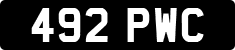 License plate of the United Kingdom, 1932 year system
