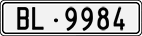 License plate of Switzerland, Cars