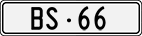 License plate of Switzerland, Cars