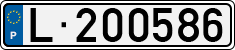 License plate of Portugal, Trailers