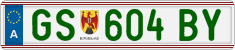 License plate of Austria, Regular plates