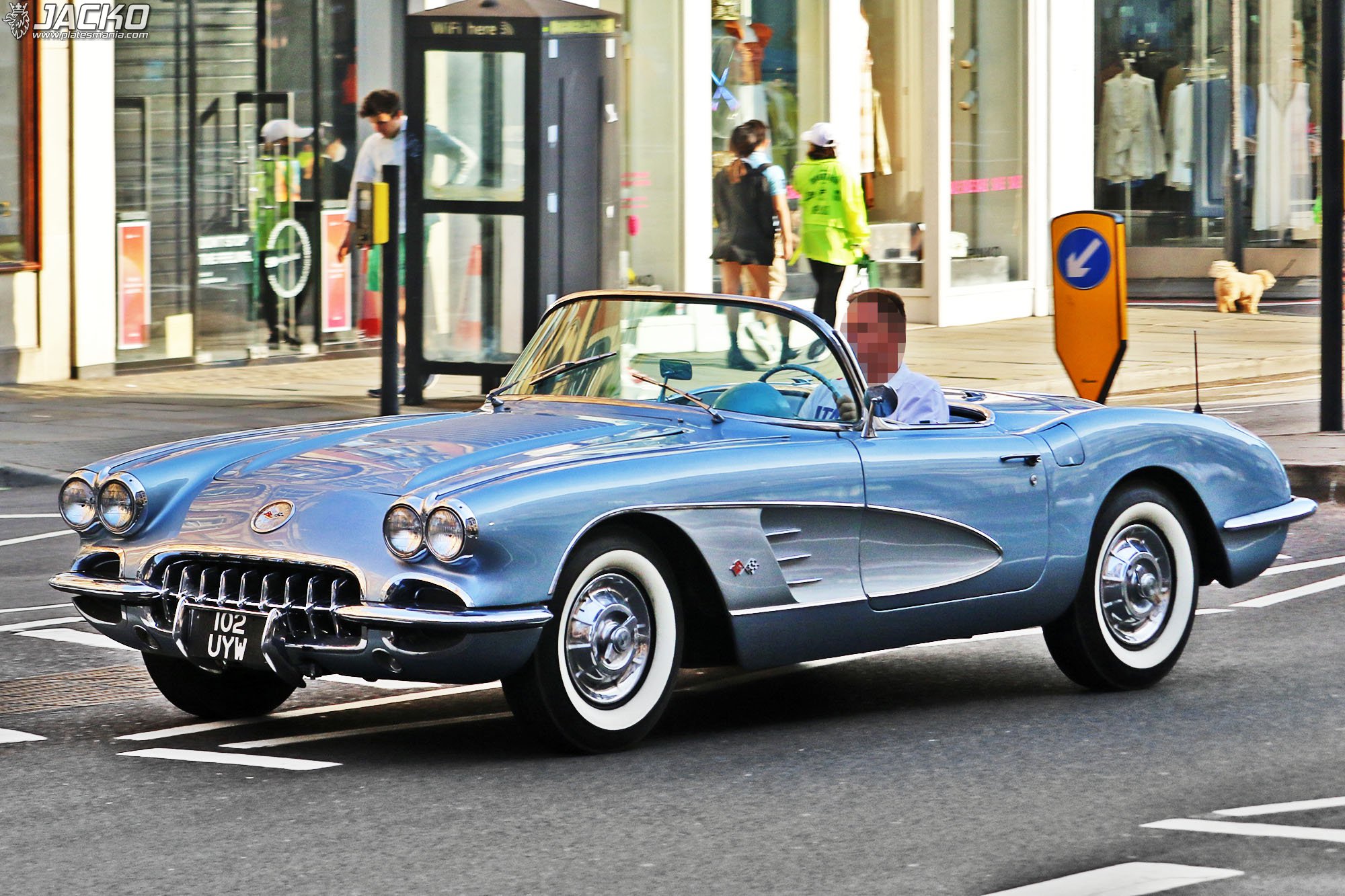 102UYW, Chevrolet Corvette 1st gen (C1; 67), 2nd facelift, 1957–1960