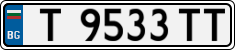 License plate of Bulgaria, Cars