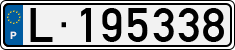 License plate of Portugal, Trailers