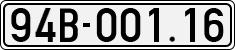 License plate of Vietnam, Cars