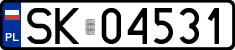License plates of Poland, Regular car plates