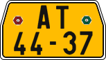 License plate of the Czech Republic, Commercial vehicles (1960)