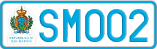 License plate of San Marino, Vanity Plates