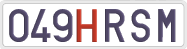 License plate of San Marino, Oldtimers (123)