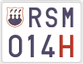 License plate of San Marino, Oldtimers (123)