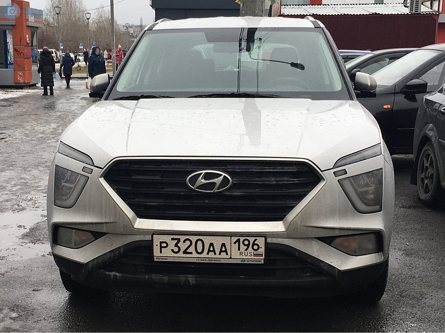 р 320 аа 196, Hyundai Creta 2nd gen (SU2), 2020–2024 (Solaris HC for RU-market since 2024)