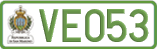 License plate of San Marino, Electric vehicles (123(4))