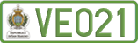 License plate of San Marino, Electric vehicles (123(4))