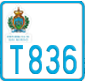 License plate of San Marino, Motorcycles