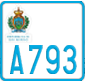 License plate of San Marino, Motorcycles