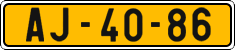 License plate of the Czech Republic, Commercial vehicles (1960)