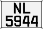 License plate of Norway, Trailers, motorcycles, special vehicles