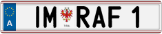 License plate of Austria, Vanity Plates