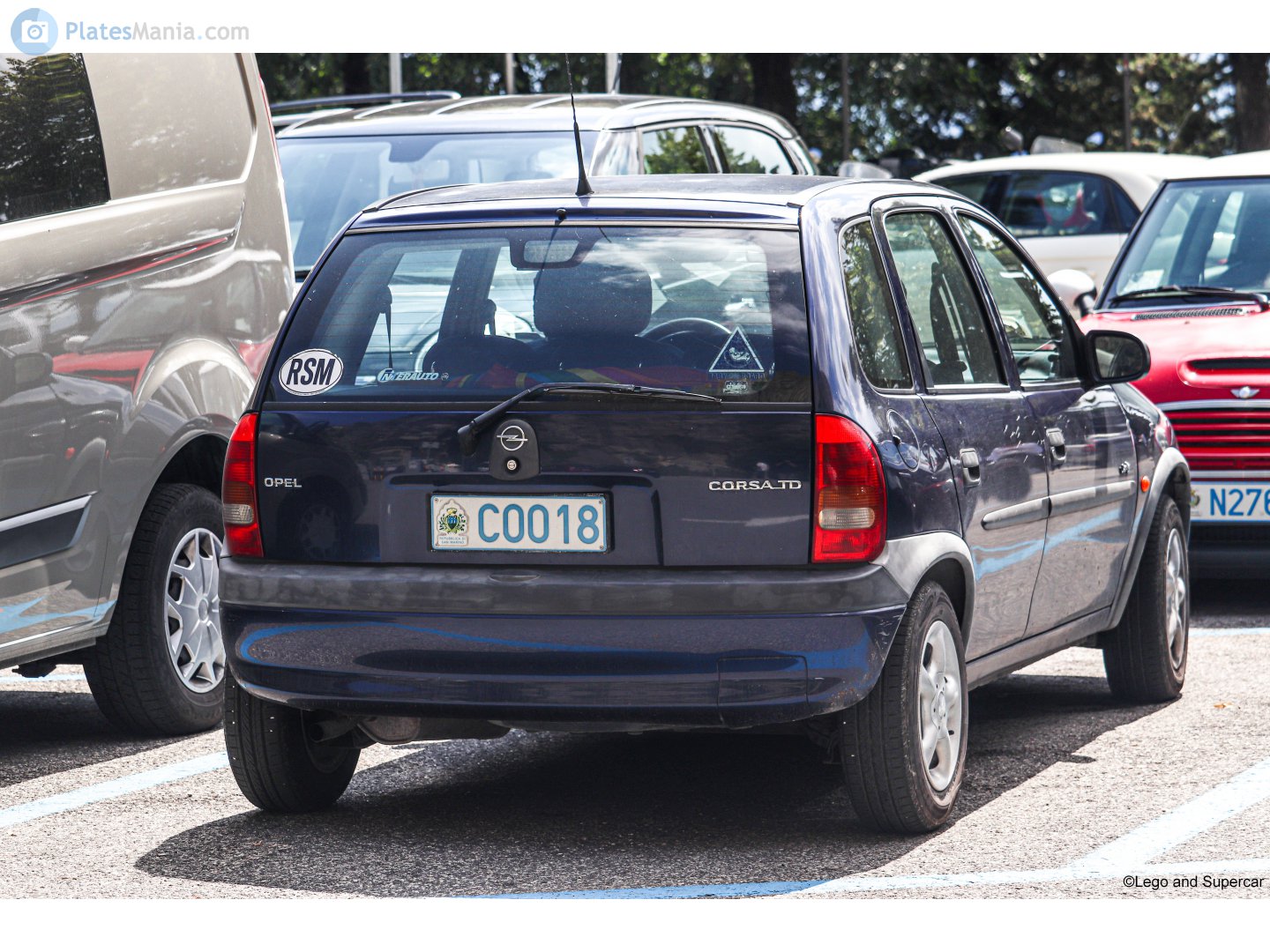 C0018, Opel Corsa 2nd gen (Lite/Sail) 5-door Hatch (B; S93), 1993–2000 (–2004 for IN- and –2007 for ZA-market)
