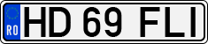 License plate of Romania, Regular plates