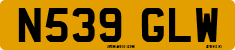 License plate of the United Kingdom, 1983 year system