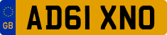License plate of the United Kingdom, 2001 year system