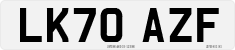 License plate of the United Kingdom, 2001 year system